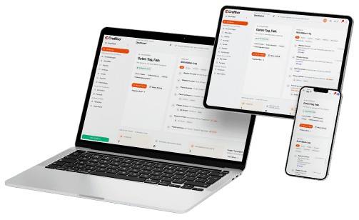 Craftivo auf Laptop, Tablet und Smartphone